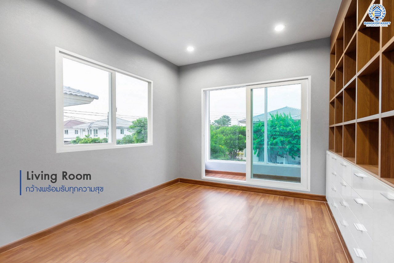 บ้านมือสองตกแต่งใหม่ #หลังใหญ่! เนื้อที่ 70 ตร.ว. ม.ชัยพฤกษ์ บางใหญ่-เซ็นทรัลเวสต์เกต (คลองถนน) บ้านพร้อมอยู่คุณภาพแบรนด์ LH ฟังก์ชั่นจัดเต็ม 4 ห้องนอน 3 ห้องน้ำ 3 ที่จอดรถ ตกแต่งสไตล์เรียบหรู บนทำเลศักยภาพ เพียง 5 นาทีถึงเซ็นทรัลเวสต์เกต และใกล้รถไฟฟ้าสถานี "คลองบางไผ่"...