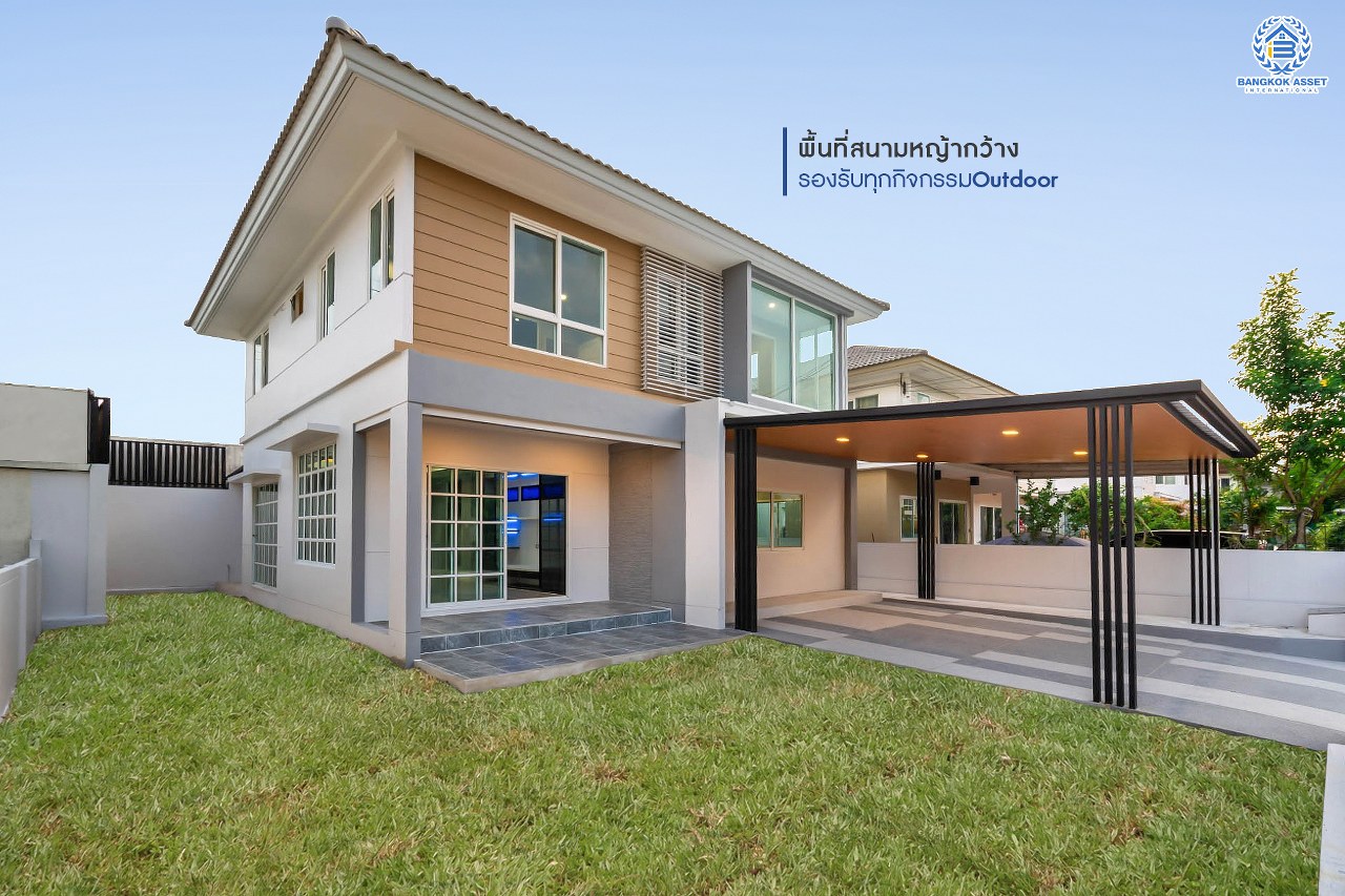 บ้านมือสองตกแต่งใหม่ #หลังใหญ่! เนื้อที่ 70 ตร.ว. ม.ชัยพฤกษ์ บางใหญ่-เซ็นทรัลเวสต์เกต (คลองถนน) บ้านพร้อมอยู่คุณภาพแบรนด์ LH ฟังก์ชั่นจัดเต็ม 4 ห้องนอน 3 ห้องน้ำ 3 ที่จอดรถ ตกแต่งสไตล์เรียบหรู บนทำเลศักยภาพ เพียง 5 นาทีถึงเซ็นทรัลเวสต์เกต และใกล้รถไฟฟ้าสถานี "คลองบางไผ่"...