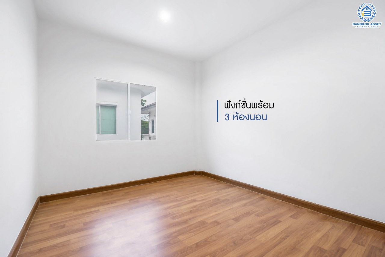 บ้านมือสองตกแต่งใหม่ ม.เดอะคลัสเตอร์วิลล์ 4 ราชพฤกษ์ – สิรินธร  #หลังใหญ่ เนื้อที่ 32 ตร.ว. ฟังก์ชั่น 3 ห้องนอน 2 ห้องน้ำ 2 ที่จอดรถ พื้นที่ใช้สอย 195 ตร.ม. Master Bedroom มี Built-in Furniture พร้อม Facilitie ครบครัน การเดินทางสะดวก ใกล้วงเวียนพระรามห้า ,The Walk และจุดขึ้นทางด่วน "ศรีรัช"