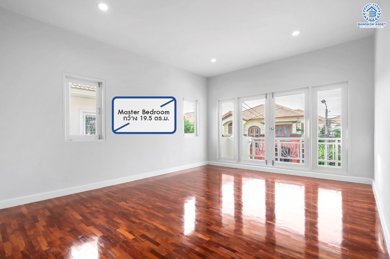 บ้านมือสองตกแต่งใหม่ สุดคุ้ม! ม.ภัสสร8 กาญจนาภิเษก (ซ.กันตนา) ดีไซน์สวย เนื้อที่ 50.7 ตร.ว. ฟังก์ชั่น 3 ห้องนอน 3 ห้องน้ำ แต่งครบพร้อมอยู่ บนทำเลศักยภาพ โครงการติดถนนใหญ่ เข้า-ออกสะดวก ใกล้เซ็นทรัลเวสต์เกต รถไฟฟ้า "สถานีตลาดบางใหญ่" และเดินทางเพียง 10 นาทีถึงจุดขึ้นทางด่วน "ศรีรัช"...