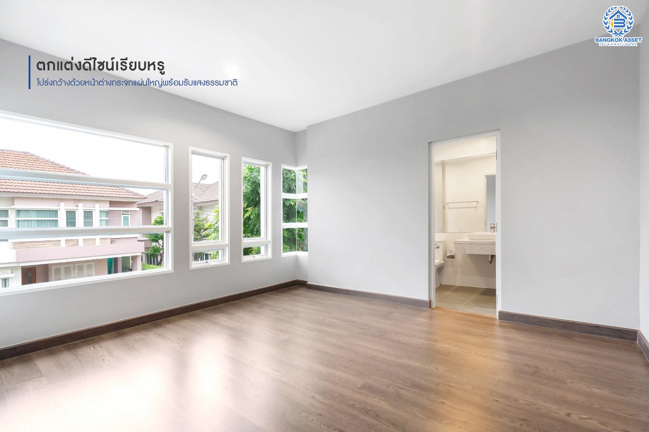 บ้านมือสองตกแต่งใหม่ ดีไซน์สุดหรู ม.บางกอกบูเลอวาร์ด ราชพฤกษ์-พระราม5-2 หลังใหญ่ #แปลงมุม เนื้อที่ 57.1 ตร.ว. บนสังคมคุณภาพ SC Asset* รองรับครอบครัวใหญ่ด้วยฟังก์ชั่นจัดเต็ม 4 ห้องนอน 4 ห้องน้ำ (ห้องนอนชั้นบนทุกห้องมีห้องน้ำในตัว) 2 ที่จอดรถ บนทำเลติดถนนราชพฤกษ์ ใกล้วงเวียนพระรามห้า ,ทางด่วน และเพียง 10 ถึงรถไฟฟ้า "สถานีบางรักใหญ่"