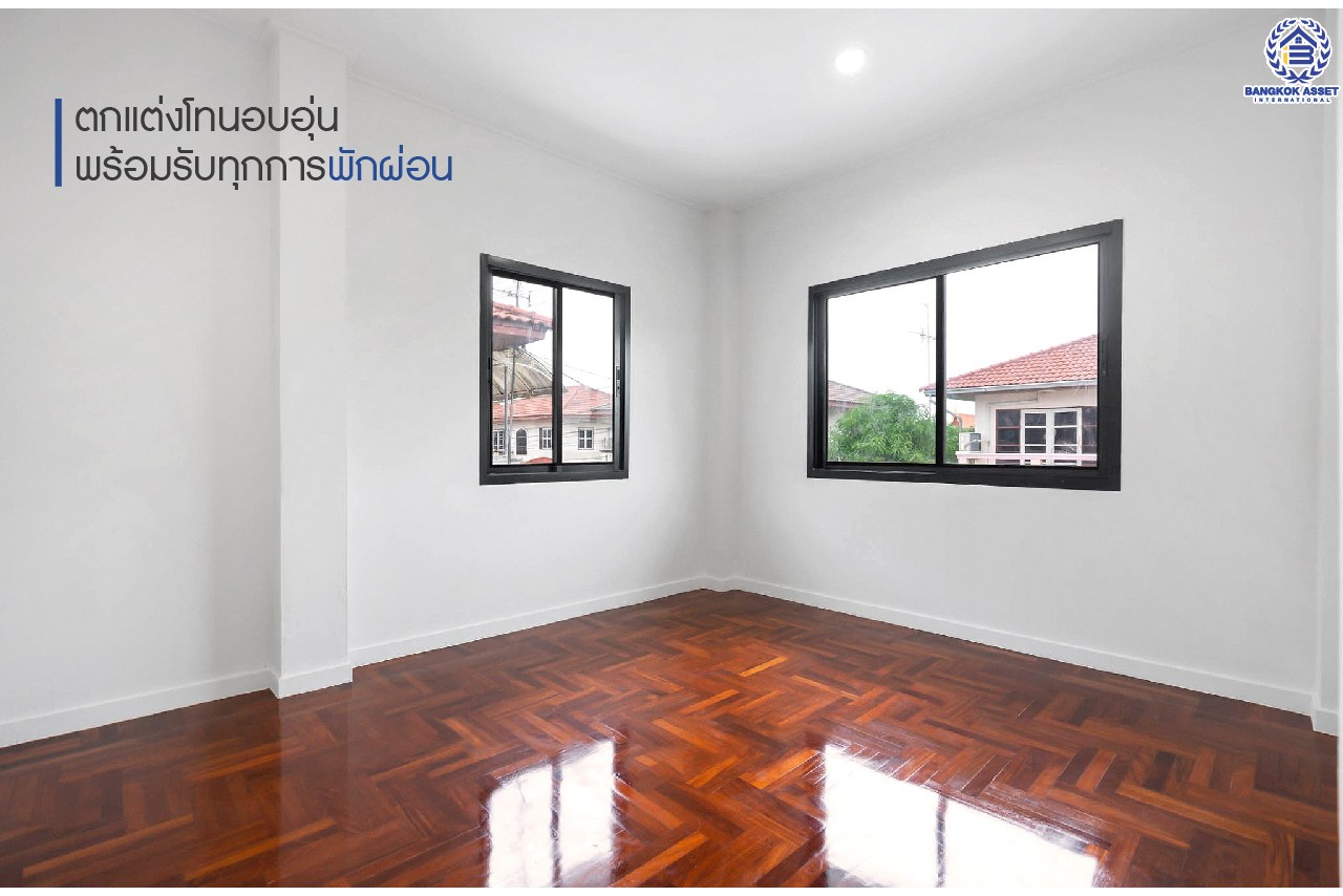 บ้านมือสองตกแต่งใหม่ หลังใหญ่พิเศษ เนื้อที่ 45.3 ตร.ว. ฟังก์ชั่นระดับบ้านเดี่ยว! ม.บิวตี้เฮ้าส์3 ราชพฤกษ์-กาญจนาฯ 4 ห้องนอน 2 ห้องน้ำ 2 ที่จอดรถ ตอบโจทย์ทุกการอยู่อาศัย บนทำเลสุดสะดวก ติดถนนราชพฤกษ์ เชื่อมต่อหลายเส้นทาง ใกล้ The Walk และทางด่วน "ศรีรัช"