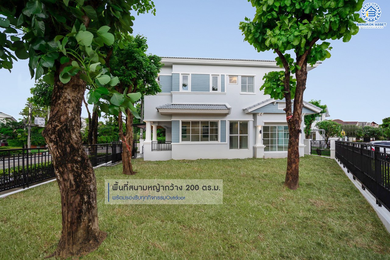 บ้านมือสองตกแต่งใหม่ แบรนด์ LH หลังใหญ่พิเศษ #แปลงมุม มีพื้นที่มุมสวนกว้าง 200 ตร.ม. โซนหน้าสวนและใกล้ส่วนกลาง ม.มัณฑนา ติดถนนราชพฤกษ์ เนื้อที่ 96.5 ตร.ว. ฟังก์ชั่น 3 ห้องนอน 1 ห้องแม่บ้าน 4 ห้องน้ำ มี Living Room และ Facilities ครบ! บนทำเลใกล้วงเวียนพระราม5 และMRT "สถานีบางรักน้อยท่าอิฐ"