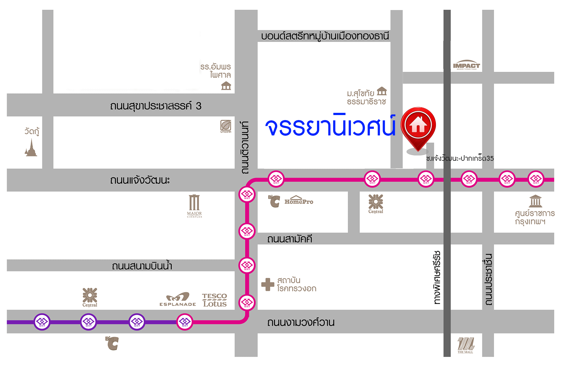 บ้านมือสองตกแต่งใหม่ 3 ชั้นหลังใหญ่พิเศษ! #แปลงมุม พื้นที่ใช้สอยถึง 400 ตร.ม.! Built in Furniture ทั้งหลัง! ม.จรรยานิเวศน์ แจ้งวัฒนะ-ปากเกร็ด35 เนื้อที่ 47ตร.ว. ฟังก์ชั่นจัดเต็ม 4 ห้องนอน 5 ห้องน้ำ 3 ที่จอดรถ พร้อม Living Room ขนาดใหญ่ บนทำเลโซนเมือง รองรับรถไฟฟ้าสายสีชมพู(สายอนาคต) ใกล้ทางด่วน "ศรีรัช" และเพียง 800เมตร ถึงเซ็นทรัลแจ้งวัฒนะ...