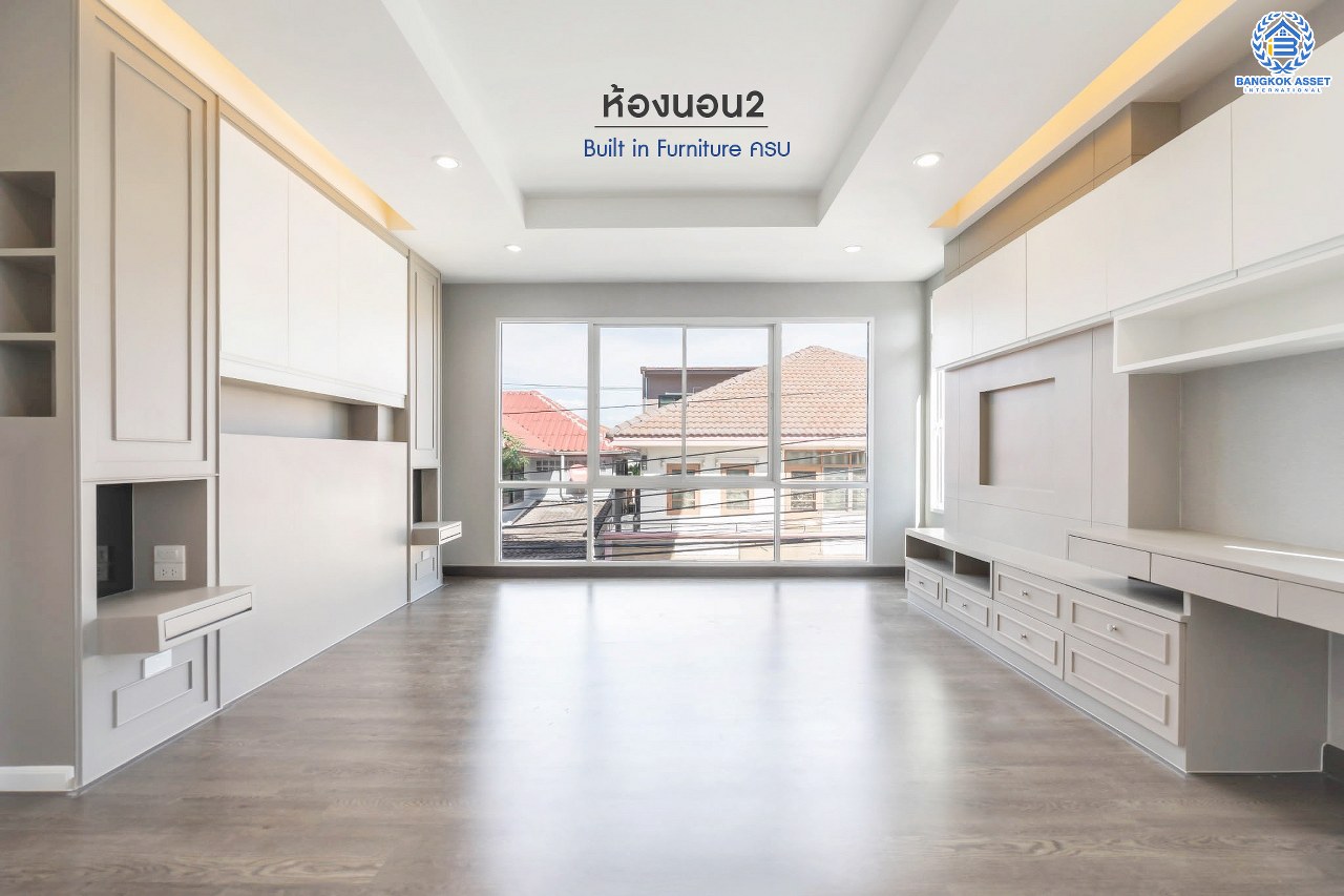 บ้านมือสองตกแต่งใหม่ 3 ชั้นหลังใหญ่พิเศษ! #แปลงมุม พื้นที่ใช้สอยถึง 400 ตร.ม.! Built in Furniture ทั้งหลัง! ม.จรรยานิเวศน์ แจ้งวัฒนะ-ปากเกร็ด35 เนื้อที่ 47ตร.ว. ฟังก์ชั่นจัดเต็ม 4 ห้องนอน 5 ห้องน้ำ 3 ที่จอดรถ พร้อม Living Room ขนาดใหญ่ บนทำเลโซนเมือง รองรับรถไฟฟ้าสายสีชมพู(สายอนาคต) ใกล้ทางด่วน "ศรีรัช" และเพียง 800เมตร ถึงเซ็นทรัลแจ้งวัฒนะ...