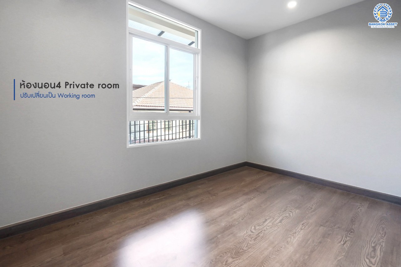 บ้านมือสองตกแต่งใหม่ 3 ชั้นหลังใหญ่พิเศษ! #แปลงมุม พื้นที่ใช้สอยถึง 400 ตร.ม.! Built in Furniture ทั้งหลัง! ม.จรรยานิเวศน์ แจ้งวัฒนะ-ปากเกร็ด35 เนื้อที่ 47ตร.ว. ฟังก์ชั่นจัดเต็ม 4 ห้องนอน 5 ห้องน้ำ 3 ที่จอดรถ พร้อม Living Room ขนาดใหญ่ บนทำเลโซนเมือง รองรับรถไฟฟ้าสายสีชมพู(สายอนาคต) ใกล้ทางด่วน "ศรีรัช" และเพียง 800เมตร ถึงเซ็นทรัลแจ้งวัฒนะ...