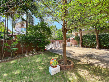 บ้านเดี่ยวมือสองนนทบุรี เนื้อที่ขนาดใหญ่ 123.1 ตร.ว. ม.ลัดดารมย์ ชัยพฤกษ์-แจ้งวัฒนะ ฟังก์ชั่น 3 ห้องนอน 4 ห้องน้ำ บ้านสวยต่อเติมครบ แถมแอร์ 8 เครื่อง! ภายในตกแต่งหรูหรา พร้อมสวนสวยรอบบ้าน หน้าโครงการติดถนนชัยพฤกษ์ เชื่อมสู่แจ้งวัฒนะ ราชพฤกษ์ได้อย่างรวดเร็ว