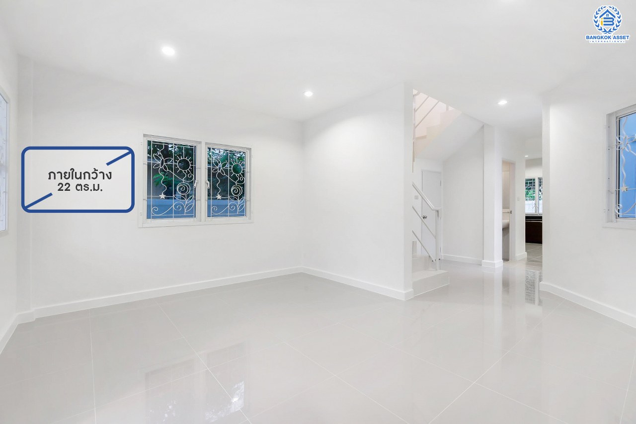 บ้านมือสองตกแต่งใหม่ ม.เศรณีลากูน บางใหญ่-กาญจนาภิเษก (ซ.วัดลาดปลาดุก) ตอบโจทย์ทุกการใช้ชีวิต เนื้อที่ 50 ตร.ว. ฟังก์ชั่น 3 ห้องนอน 3 ห้องน้ำ ทำเลเดินทางง่าย สะดวกสบายใกล้ถนนใหญ่ รถไฟฟ้า "สถานีคลองบางไผ่" และเซ็นทรัลเวสต์เกต...