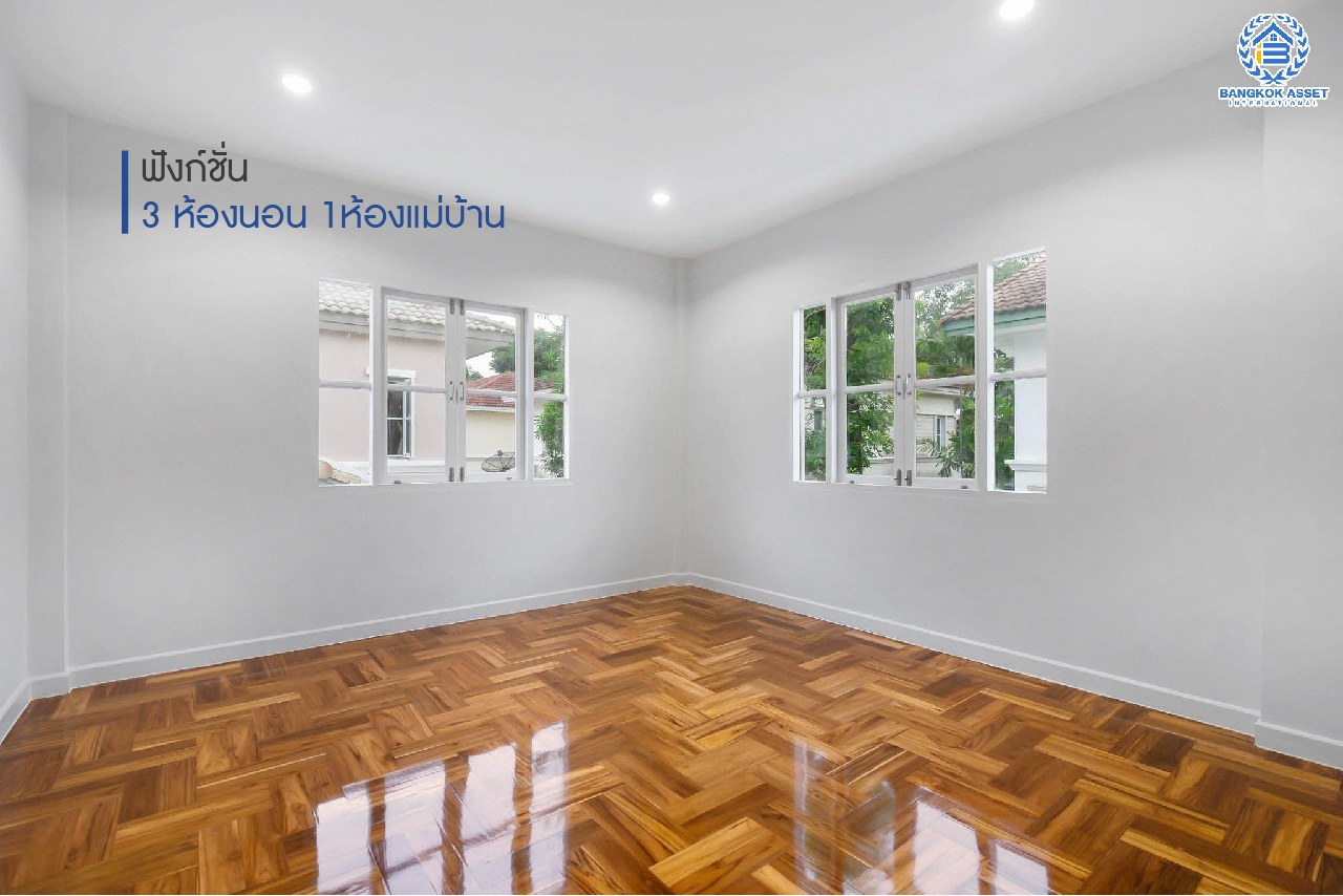 บ้านมือสองตกแต่งใหม่ หลังใหญ่พิเศษ! เนื้อที่ 82.5 ตร.ว. ม.มัณฑนา ปิ่นเกล้า-กาญจนาภิเษก (ซ.วัดพระเงิน) ฟังก์ชั่นจัดเต็ม 3 ห้องนอน 1 ห้องแม่บ้าน 4 ห้องน้ำ จอดรถได้ถึง 4 คัน เดินทางสะดวกสบาย บนทำเลติดถนนใหญ่ ใกล้เซ็นทรัลเวสต์เกต รถไฟฟ้าสายสีม่วง "สถานีตลาดบางใหญ่" และทางด่วนศรีรัช!