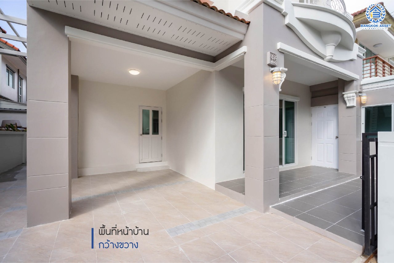 บ้านมือสองตกแต่งใหม่ ม.เพอร์เฟคพาร์ค พระราม5-บางใหญ่ (ซ.วัดพระนอน) เนื้อที่ 35.8 ตร.ว. ตกแต่งสไตล์อบอุ่น คุณภาพแบรนด์ Property Perfect ฟังก์ชั่นจัดเต็ม 3 ห้องนอน 1 ห้องอเนกประสงค์ 2 ห้องน้ำ  ทำเลใกล้วงแหวนกาญจนาฯ , Central Westgate และรถไฟฟ้าสายสีม่วง "สถานีตลาดบางใหญ่"