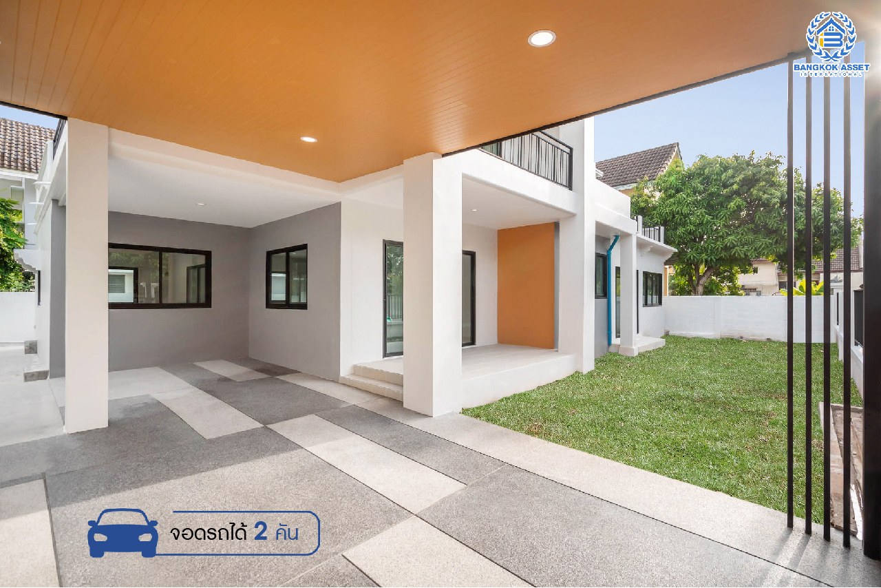 บ้านมือสองตกแต่งใหม่ หลังใหญ่พิเศษ เนื้อที่ 76.5 ตร.ว. ม.กฤษดานคร12 พุทธมณฑลสาย1 ดีไซน์สุดโดดเด่น ฟังก์ชั่นจัดเต็ม 4 ห้องนอน 4 ห้องน้ำ พื้นที่ใช้สอยกว่า 285 ตร.ม. บนทำเลศักยภาพ เชื่อมต่อหลายเส้นทางหลัก เพียง 5 นาทีถึงทางด่วน "ศรีรัช" ใกล้แหล่ง Community Mall ชั้นนำมากมาย