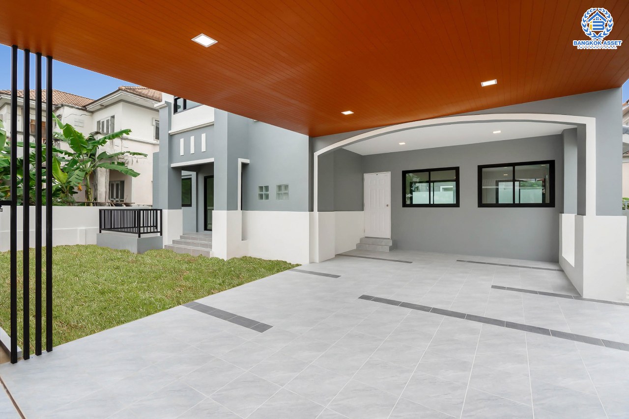 บ้านมือสองตกแต่งใหม่ ม.คุณาลัย บางใหญ่-เซ็นทรัลเวสต์เกต พร้อมทุกการเข้าอยู่ เนื้อที่ 52.6 ตร.ว. ฟังก์ชั่น 3 ห้องนอน 2 ห้องน้ำ สามารถจอดรถได้ 4 คัน บนทำเลเดินทางสะดวก ติดถนนใหญ่ ใกล้รถไฟฟ้า "สถานีคลองบางไผ่"