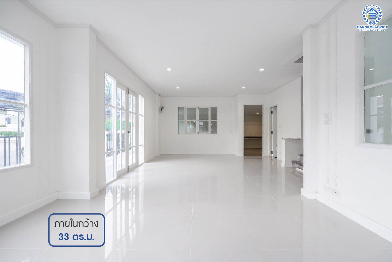 บ้านมือสองตกแต่งใหม่ ม.บุศรินทร์ วงแหวน (บ้านกล้วย-ไทรน้อย) #หลังมุม โซนที่ดีที่สุดในโครงการ! วิวหน้าสวนและติดพื้นที่ส่วนกลาง เนื้อที่ 40.1 ตร.ว. คุณภาพแบรนด์ L&H ฟังก์ชั่นครบ 3 ห้องนอน 2 ห้องน้ำ 2 ที่จอดรถ ตอบโจทย์ทุกการอยู่อาศัย บนทำเลคุณภาพ! ใกล้เซ็นทรัลเวสต์เกต และ เพียง 10 นาทีถึงรถไฟฟ้า "สถานีคลองบางไผ่"...