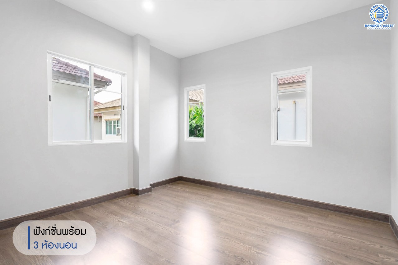 บ้านมือสองตกแต่งใหม่ แบรนด์สุดหรู "แสนสิริ" หลังใหญ่พิเศษ เนื้อที่ 71.8 ตร.ว. ม.สราญสิริ ราชพฤกษ์-แจ้งวัฒนะ ฟังก์ชั่น 3 ห้องนอน 3 ห้องน้ำ 2 ที่จอดรถ ทำเลศักยภาพติดถนนราชพฤกษ์ เชื่อมสู่แจ้งวัฒนะได้อย่างรวดเร็ว และเพียง 10 นาทีถึงรถไฟฟ้า "สถานีบางรักใหญ่"