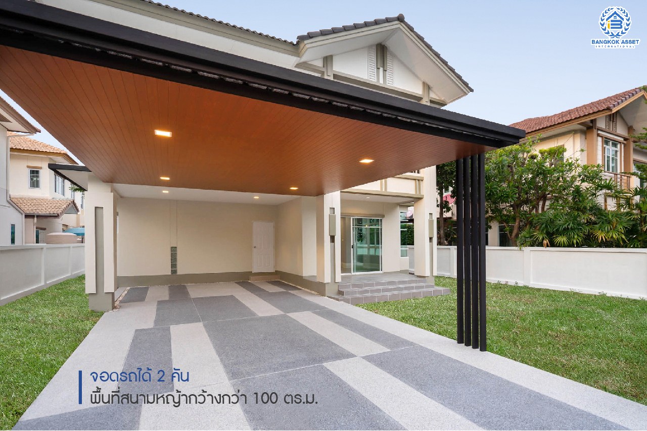 บ้านมือสองตกแต่งใหม่ แบรนด์สุดหรู "แสนสิริ" หลังใหญ่พิเศษ เนื้อที่ 71.8 ตร.ว. ม.สราญสิริ ราชพฤกษ์-แจ้งวัฒนะ ฟังก์ชั่น 3 ห้องนอน 3 ห้องน้ำ 2 ที่จอดรถ ทำเลศักยภาพติดถนนราชพฤกษ์ เชื่อมสู่แจ้งวัฒนะได้อย่างรวดเร็ว และเพียง 10 นาทีถึงรถไฟฟ้า "สถานีบางรักใหญ่"