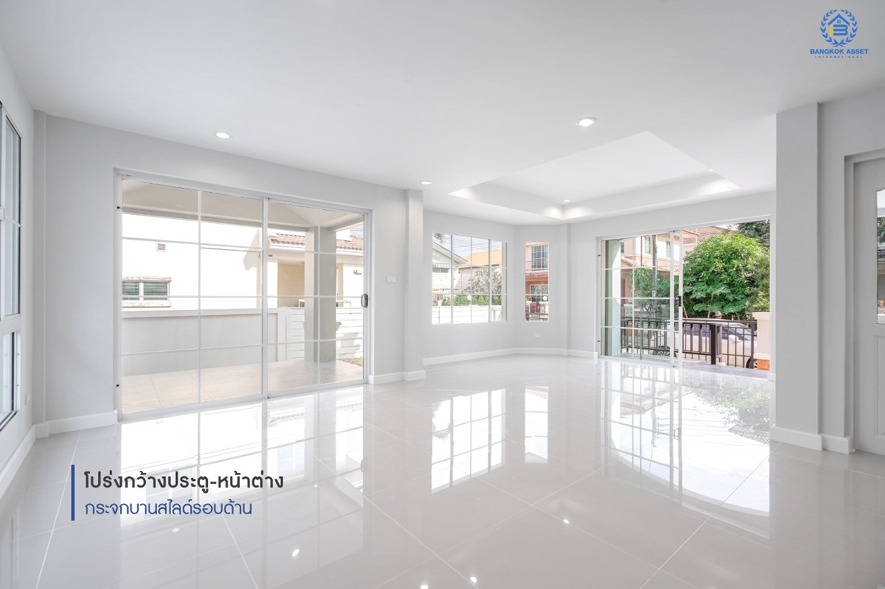 บ้านมือสองตกแต่งใหม่ แบรนด์ LH ม.มัณฑนา เพชรเกษม81 หลังใหญ่กว้างขวาง พร้อมรองรับทุกความสุข บนเนื้อที่ 64.9 ตร.ว. ฟังก์ชั่น 3 ห้องนอน 3 ห้องน้ำ สนามหญ้าด้านข้างกว้างเกือบ 100 ตร.ม. บนทำเลใกล้The Mallบางแค และเชื่อมสู่ ถ.พุทธมณฑลสาย4 เพียง 5 นาที*