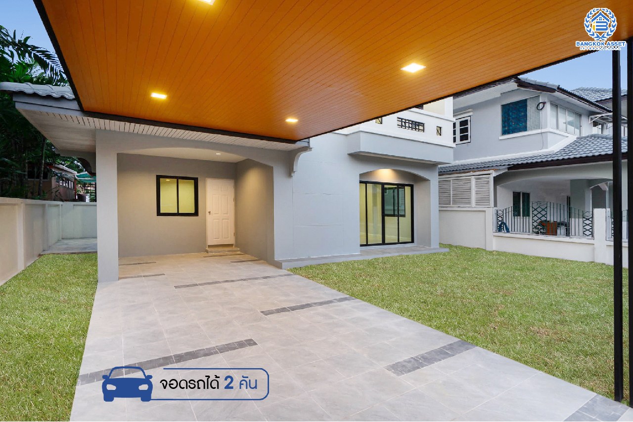 บ้านมือสองตกแต่งใหม่ ม.รติรมย์ 2 ราชพฤกษ์-กาญจนาภิเษก ซ.สวนผัก32 บ้านดีไซน์สวยพร้อมอยู่ เนื้อที่ 50.9 ตร.ว. ฟังก์ชั่น 3 ห้องนอน 2 ห้องน้ำ 2 ที่จอดรถ บนทำเลศักยภาพ เชื่อมต่อหลายเส้นทางหลัก เพียง 5 นาทีถึงทางด่วน "ศรีรัช" ใกล้แหล่ง Community Mall ชั้นนำมากมาย...