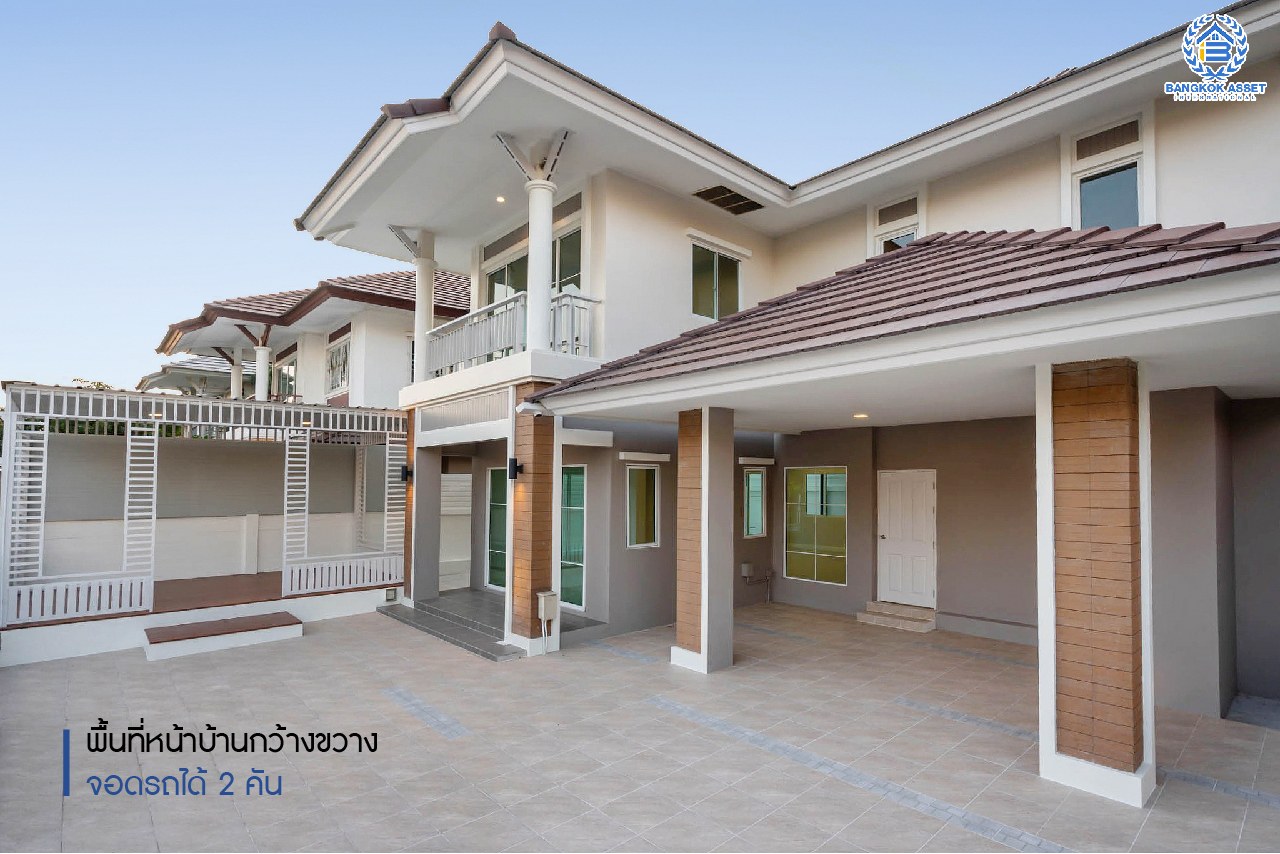 บ้านมือสองตกแต่งใหม่ ถนนเมน! โซนต้นโครงการ ม.ลัดดาวิลล์ บ้านกล้วย-ไทรน้อย หลังใหญ่ตกแต่งสไตล์ Classic เนื้อที่ 58.1 ตร.ว. ฟังก์ชั่นพร้อม 3 ห้องนอน 3 ห้องน้ำ ตอบโจทย์ทุกการอยู่อาศัย บนทำเลคุณภาพ! ถ.กาญจนาภิเษก ใกล้เซ็นทรัลเวสต์เกต และ รถไฟฟ้า "สถานีคลองบางไผ่"...