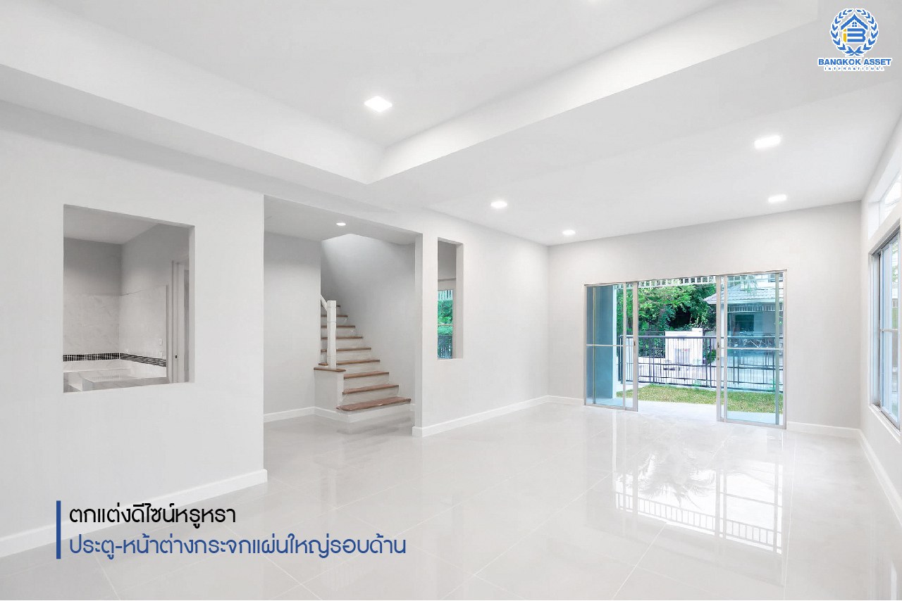 บ้านมือสองตกแต่งใหม่ แบรนด์ LH #หลังใหญ่! เนื้อที่ 60 ตร.ว. ม.ชัยพฤกษ์ บางใหญ่-เซ็นทรัลเวสต์เกต (คลองถนน) ฟังก์ชั่น 3 ห้องนอน 3 ห้องน้ำ 2 ที่จอดรถ ตกแต่งสไตล์เรียบหรู บนทำเลศักยภาพ ใกล้รถไฟฟ้าสถานี "คลองบางไผ่" และเพียง 5 นาทีถึงเซ็นทรัลเวสต์เกต