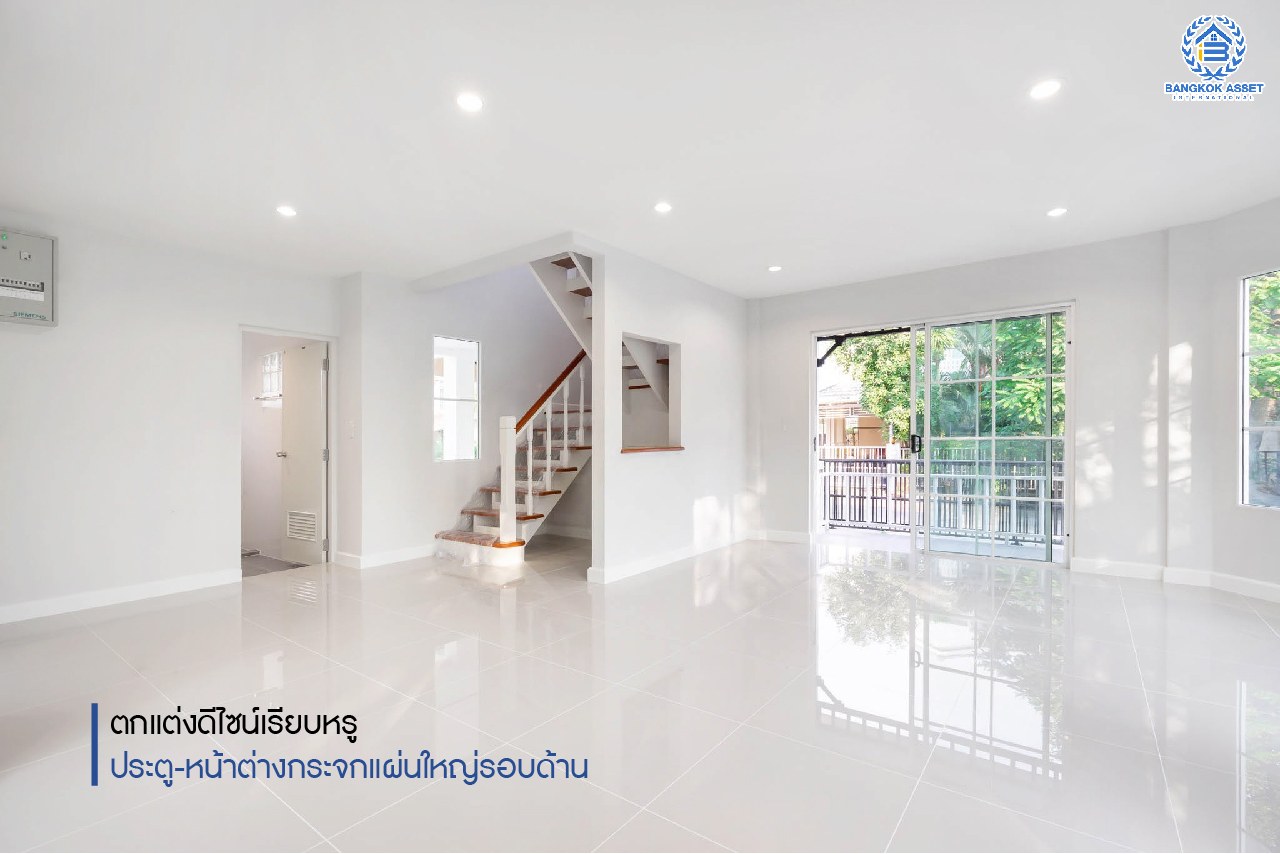 บ้านมือสองตกแต่งใหม่ คุณภาพแบรนด์ LH ม.ชลลดา บางใหญ่-เซ็นทรัลเวสต์เกต หลังใหญ่ แปลงมุม เนื้อที่ 61 ตร.ว. ฟังก์ชั่น 3 ห้องนอน 2 ห้องน้ำ 2 ที่จอดรถ Facility ครบครัน พร้อมทุกการเข้าอยู่ บนทำเลเดินทางสะดวก ใกล้ถ.กาญจนาภิเษก และเพียง 10 นาทีถึงรถไฟฟ้า "สถานีคลองบางไผ่"