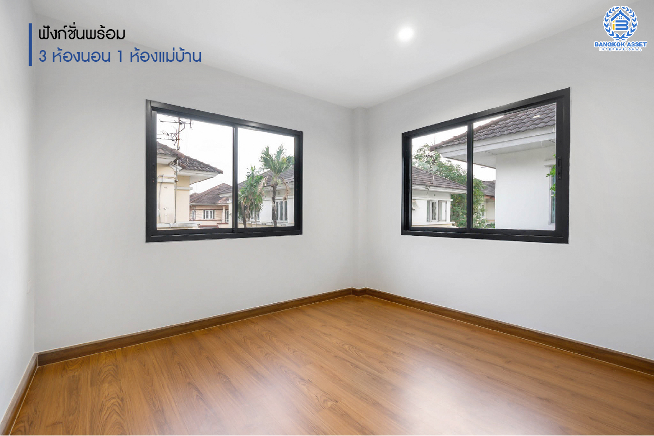 บ้านมือสองตกแต่งใหม่ แบรนด์ Q.House ม.ลัดดารมย์ ปิ่นเกล้า-กาญจนาภิเษก หลังใหญ่ตกแต่งเรียบหรู ฟังก์ชั่นจัดเต็ม 3 ห้องนอน 1 ห้องแม่บ้าน 4 ห้องน้ำ 2 ที่จอดรถ  เนื้อที่ 70 ตร.ว. บนทำเลศักยภาพ ใกล้เซ็นทรัลเวสต์เกต, วงเวียนพระราม5, ทางด่วน "กาญจนาภิเษก" และรถไฟฟ้า "สถานีตลาดบางใหญ่"