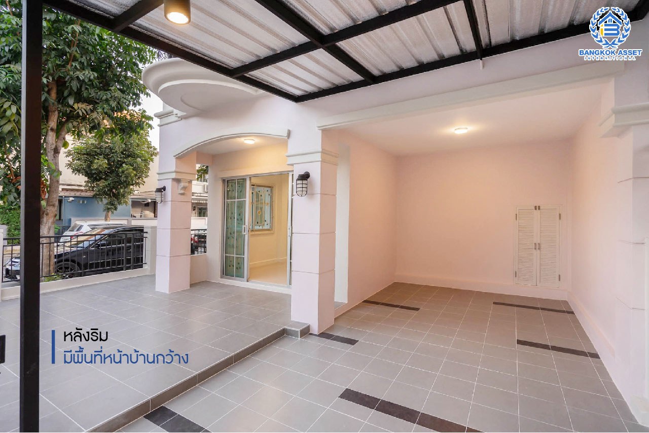 บ้านมือสองตกแต่งใหม่ แบรนด์ Property Perfect ม.เดอะวิลล่า ราชพฤกษ์-ท่าอิฐ ทาวน์เฮ้าส์ #หลังริม โซนต้นโครงการ เดินทางสะดวก เนื้อที่ 23.9 ตร.ว. ฟังก์ชั่น 3 ห้องนอน 2 ห้องน้ำ บนทำเลเชื่อมต่อทั้งถ.รัตนาธิเบศร์ และถ.ราชพฤกษ์ และเพียง 10 นาทีถึงรถไฟฟ้า "สถานีบางรักน้อยท่าอิฐ"