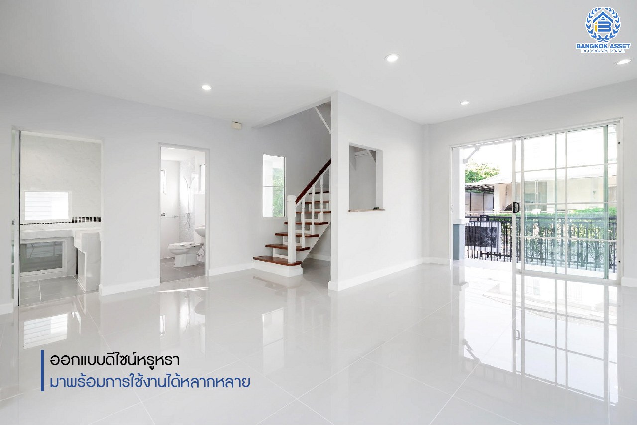 บ้านมือสองตกแต่งใหม่ คุณภาพ LH โครงการ มัณฑนา ปิ่นเกล้า-พระราม5 บรรยากาศเงียบสงบ มีความเป็นส่วนตัว เนื้อที่ 60 ตร.ว. ฟังก์ชั่น 3 ห้องนอน 2 ห้องน้ำ 2 ที่จอดรถ facility ครบครัน! บนทำเลเดินทางสะดวก หน้าโครงการติดถนนนครอินทร์ ใกล้วงเวียนพระราม5 และจุดขึ้นทางด่วน "ศรีรัช"...