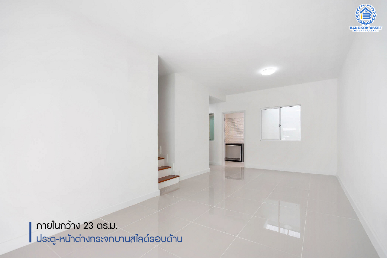 บ้านมือสองตกแต่งใหม่ ใกล้ ม.รังสิต โครงการ ม.พฤกษาวิลล์36 สรงประภา-ดอนเมือง บ้านพร้อมอยู่ เนื้อที่ 17.5 ตร.ว. ฟังก์ชั่น 3 ห้องนอน 2 ห้องน้ำ มีครัวเคาน์เตอร์ บนทำเลดีที่สุด เชื่อมต่อทุกการเดินทาง ใกล้สนามบินดอนเมือง รถไฟฟ้าสายสีแดง และฟิวเจอร์พาร์ครังสิต...