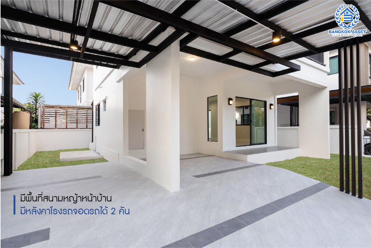บ้านมือสองตกแต่งใหม่ ม.โมดิวิลล่า ปิ่นเกล้า-วงแหวน แบรนด์ Property Perfect โซนต้นโครงการ เนื้อที่ 38 ตร.ว. ฟังก์ชั่น 3 ห้องนอน 2 ห้องน้ำ 2 ที่จอดรถ พร้อม Smart space เติมเต็มทุกความต้องการใช้ชีวิตแบบใกล้ชิดธรรมชาติตอบโจทย์คนรุ่นใหม่ บนทำเลเดินทางสะดวก ใกล้ ถ.กาญจนาภิเษก ทางด่วน"ศรีรัช" และเซ็นทรัลเวสต์เกต