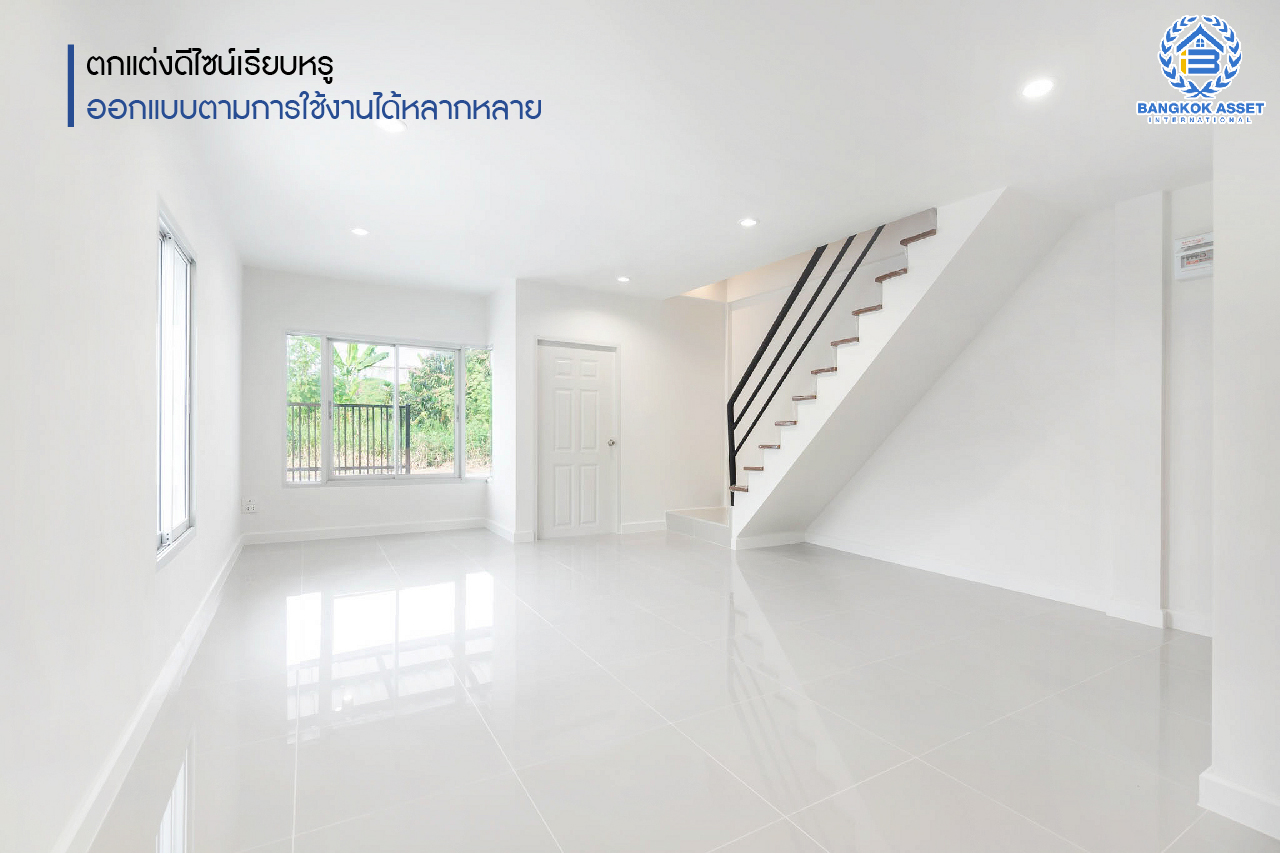 บ้านมือสองตกแต่งใหม่ หลังมุม ม.บัวทอง2 บางใหญ่-เซ็นทรัลเวสต์เกต เนื้อที่ 28 ตร.ว. ฟังก์ชัน 2 ห้องนอน 2 ห้องน้ำ บนทำเลเดินทางสะดวก ติด ถ.กาญจนาภิเษก ใกล้เซ็นทรัลเวสต์เกต และเพียง 5 นาทีถึงรถไฟฟ้า "สถานีคลองบางไผ่"