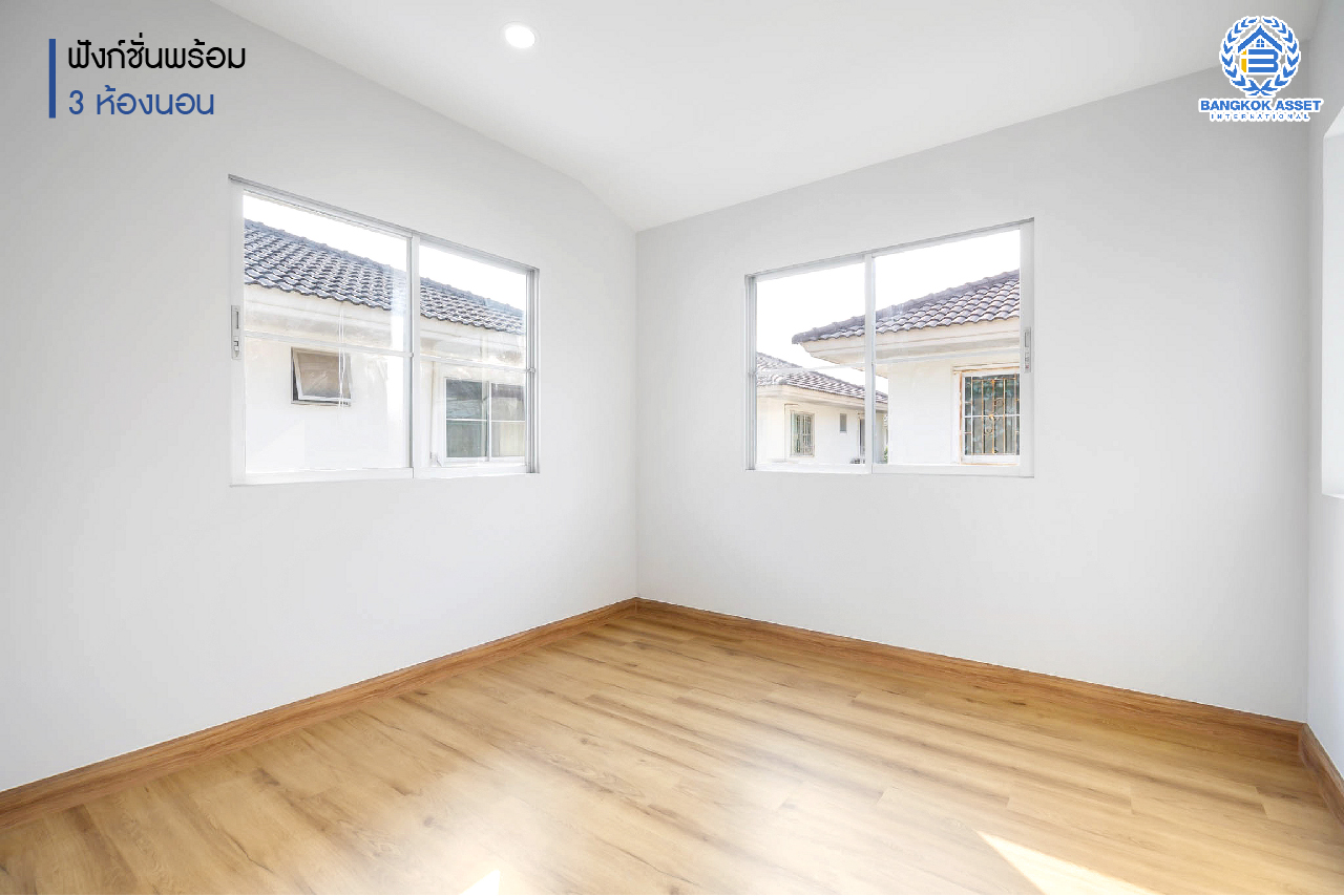 บครันบนทำบ้านมือสองตกแต่งใหม่ หลังใหญ่ บ้านแบรนด์คุณภาพ LH เนื้อที่ 60 ตร.ว. ม.ชัยพฤกษ์ เฟส3 บางใหญ่-เซ็นทรัลเวสต์เกต ฟังก์ชั่น 3 ห้องนอน 3 ห้องน้ำ 2 ที่จอดรถ ตกแต่งสไตล์เรียบหรู Facilities ครเลศักยภาพ ใกล้รถไฟฟ้าสถานี "คลองบางไผ่" และเพียง 5 นาทีถึงเซ็นทรัลเวสต์เกต