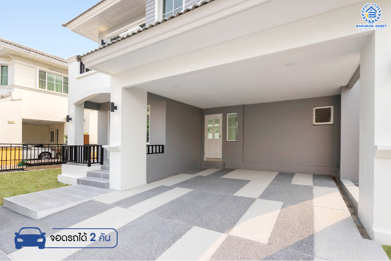 บ้านมือสองตกแต่งใหม่ โครงการ มัณฑนา ปิ่นเกล้า-พระราม5 บ้านเดี่ยวแบรนด์ Land and houses บรรยากาศเงียบสงบ มีความเป็นส่วนตัว บนเนื้อที่ 56 ตร.ว. ฟังก์ชั่น 3 ห้องนอน 3 ห้องน้ำ 2 ที่จอดรถ Facilities ครบครัน! บนทำเลเดินทางสะดวก หน้าโครงการติดถนนนครอินทร์ ใกล้วงเวียนพระราม5 และจุดขึ้นทางด่วน "ศรีรัช"