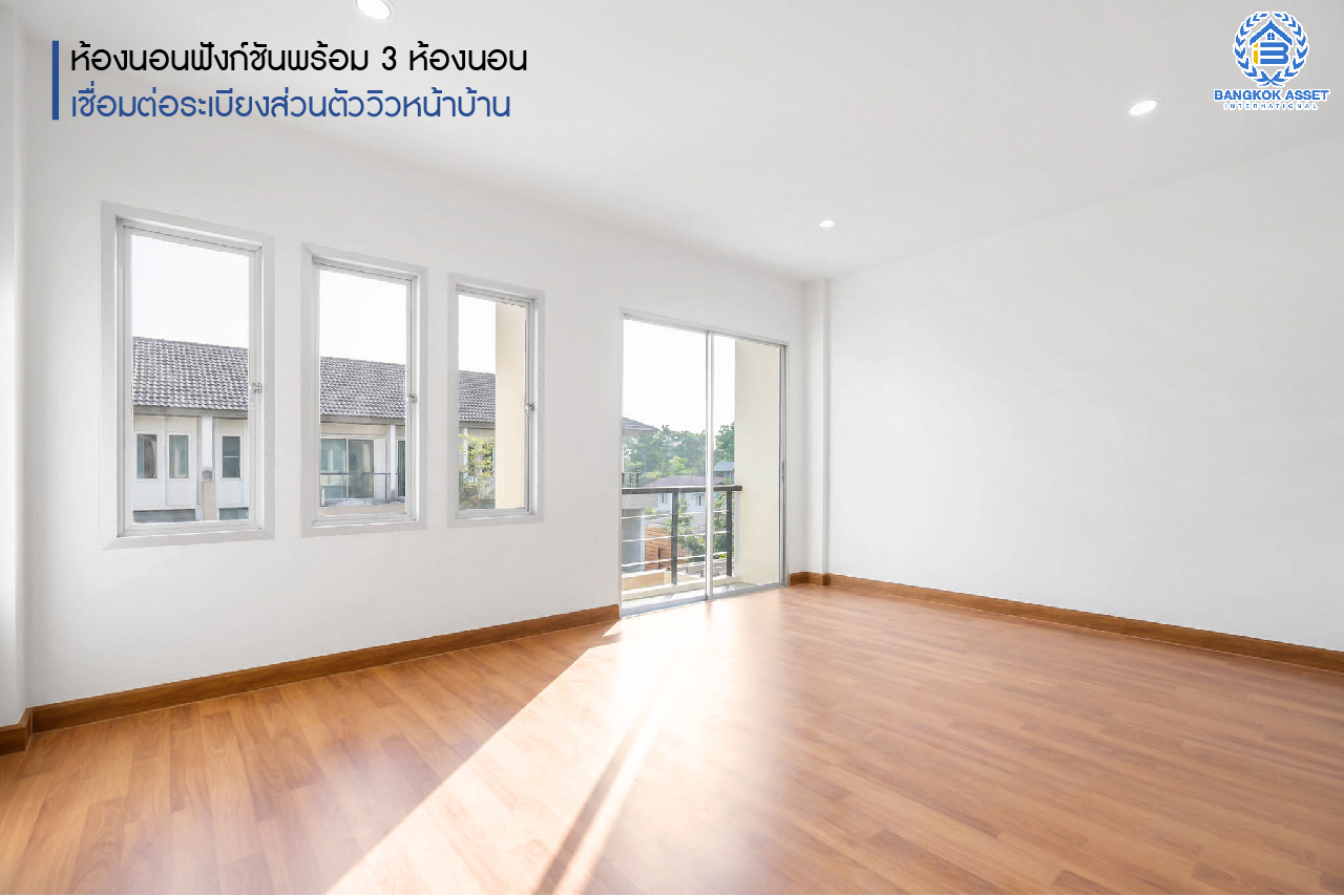 บ้านมือสองตกแต่งใหม่ ม.วิสต้าปาร์ค แจ้งวัฒนะ บ้านสไตล์ Modern 3 ชั้น บนเนื้อที่มากถึง 22.8 ตร.ว. ฟังก์ชั่นพร้อม 3 ห้องนอน 3 ห้องน้ำ บนทำเลคุณภาพใกล้ เซ็นทรัลแจ้งวัฒนะ, จุดขึ้นทางด่วน แจ้งวัฒนะ และรถไฟฟ้า "สถานีศูนย์ราชการนนทบุรี" เพียง 10 นาที...