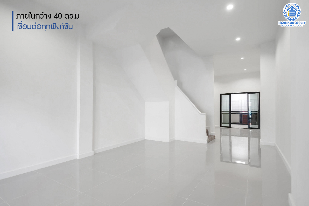 บ้านมือสองตกแต่งใหม่ ม.ไทยธานีวิลล่า2 โชคชัย4 ทาวน์เฮ้าส์ 3 ชั้นหลังใหญ่ ห้องมุม บนเนื้อที่มากถึง 25 ตร.ว. ฟังก์ชั่นพร้อม 4 ห้องนอนใหญ่ 3 ห้องน้ำ บนทำเลทองใจกลางแหล่งชุมชน สะดวกสบายเชื่อมต่อรวดเร็ว ใกล้จุดขึ้นทางด่วน "รามอินทรา-อาจณรงค์" และใกล้รถไฟฟ้าสายสีเหลือง (สายอนาคต) "สถานีโชคชัย4"