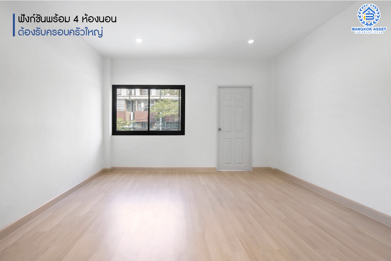 บ้านมือสองตกแต่งใหม่ ม.ไทยธานีวิลล่า2 โชคชัย4 ทาวน์เฮ้าส์ 3 ชั้นหลังใหญ่ ห้องมุม บนเนื้อที่มากถึง 25 ตร.ว. ฟังก์ชั่นพร้อม 4 ห้องนอนใหญ่ 3 ห้องน้ำ บนทำเลทองใจกลางแหล่งชุมชน สะดวกสบายเชื่อมต่อรวดเร็ว ใกล้จุดขึ้นทางด่วน "รามอินทรา-อาจณรงค์" และใกล้รถไฟฟ้าสายสีเหลือง (สายอนาคต) "สถานีโชคชัย4"