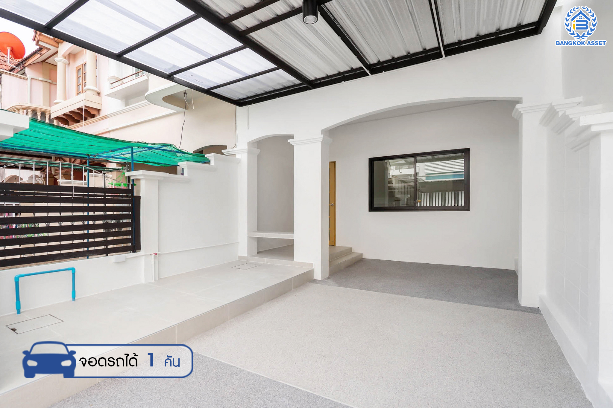 บ้านมือสองตกแต่งใหม่! ทำเลโซนเมือง ม.ทรัพย์วัฒนะ (แจ้งวัฒนะ-ปากเกร็ด17) เนื้อที่ 18 ตร.ว. ฟังก์ชัน 2 ห้องนอน 2 ห้องน้ำ จอดรถได้ 1 คัน บนทำเลดีที่สุด ใกล้เซ็นทรัลแจ้งวัฒนะ, ห้าแยกปากเกร็ด, เมืองทองธานี และรถไฟฟ้าสายสีชมพู "สถานีแจ้งวัฒนะ-ปากเกร็ด 28"...