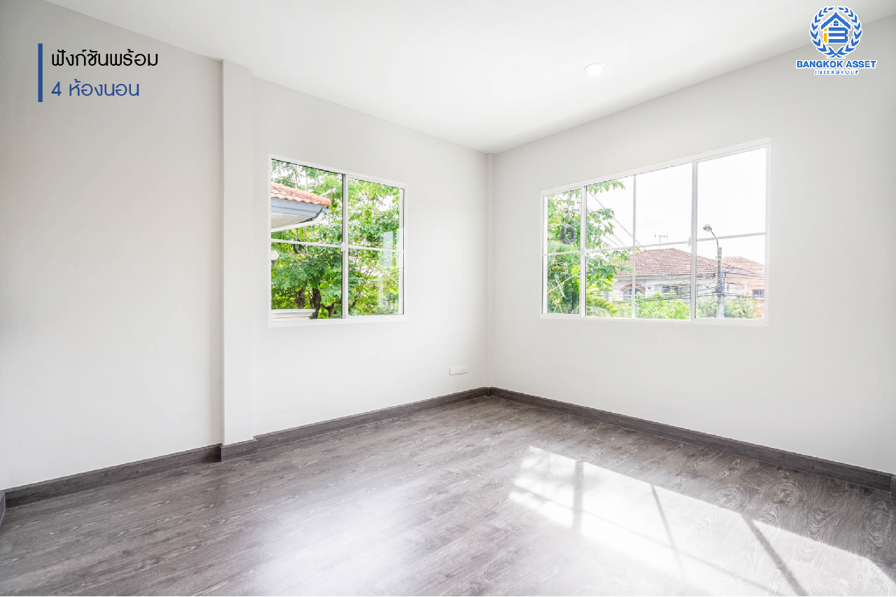 บ้านมือสองตกแต่งใหม่ แบรนด์ LH ม.ชัยพฤกษ์ บางบัวทอง หลังใหญ่ เนื้อที่ 67.3 ตร.ว. ฟังก์ชัน 4 ห้องนอน 3 ห้องน้ำ จอดรถ 2 คัน พร้อม facilities ครบครัน บนทำเลเดินทางสะดวก ติดถนนบางกรวย-ไทรน้อย ใกล้เซ็นทรัลเวสต์เกต และรถไฟฟ้าสายสีม่วง "สถานีบางพลู"...