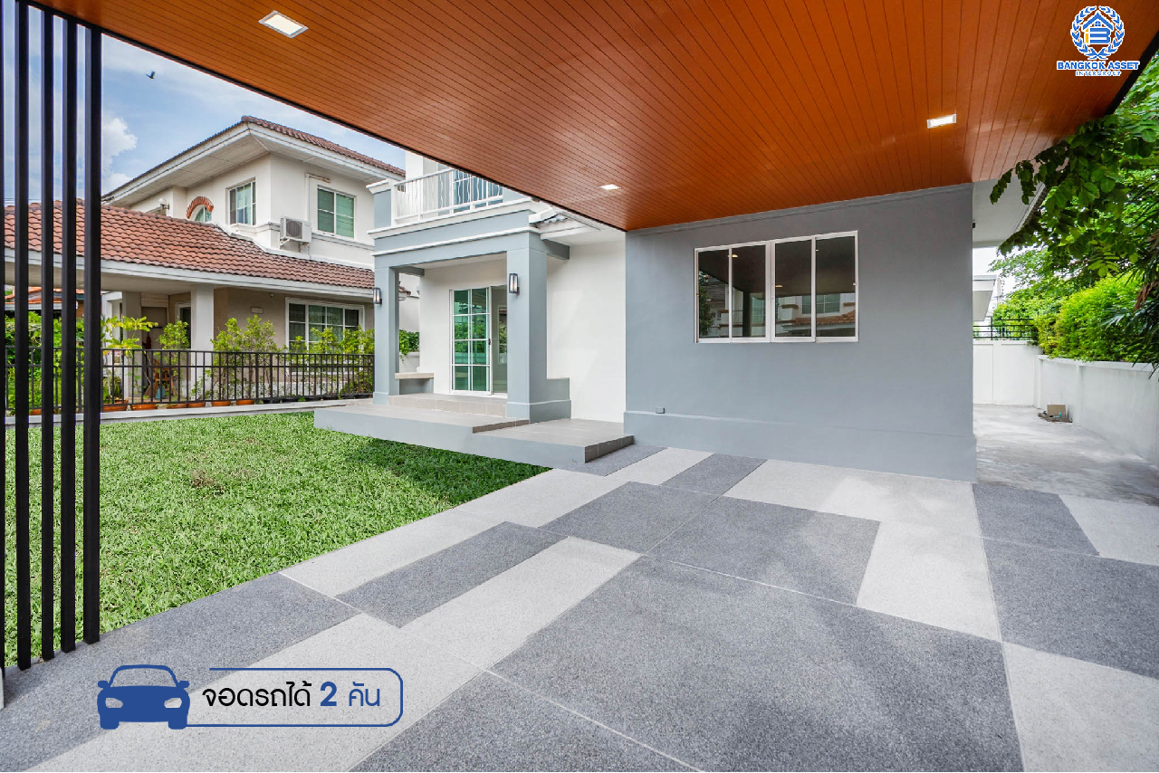 บ้านมือสองตกแต่งใหม่ แบรนด์ LH ม.ชัยพฤกษ์ บางบัวทอง หลังใหญ่ เนื้อที่ 67.3 ตร.ว. ฟังก์ชัน 4 ห้องนอน 3 ห้องน้ำ จอดรถ 2 คัน พร้อม facilities ครบครัน บนทำเลเดินทางสะดวก ติดถนนบางกรวย-ไทรน้อย ใกล้เซ็นทรัลเวสต์เกต และรถไฟฟ้าสายสีม่วง "สถานีบางพลู"...