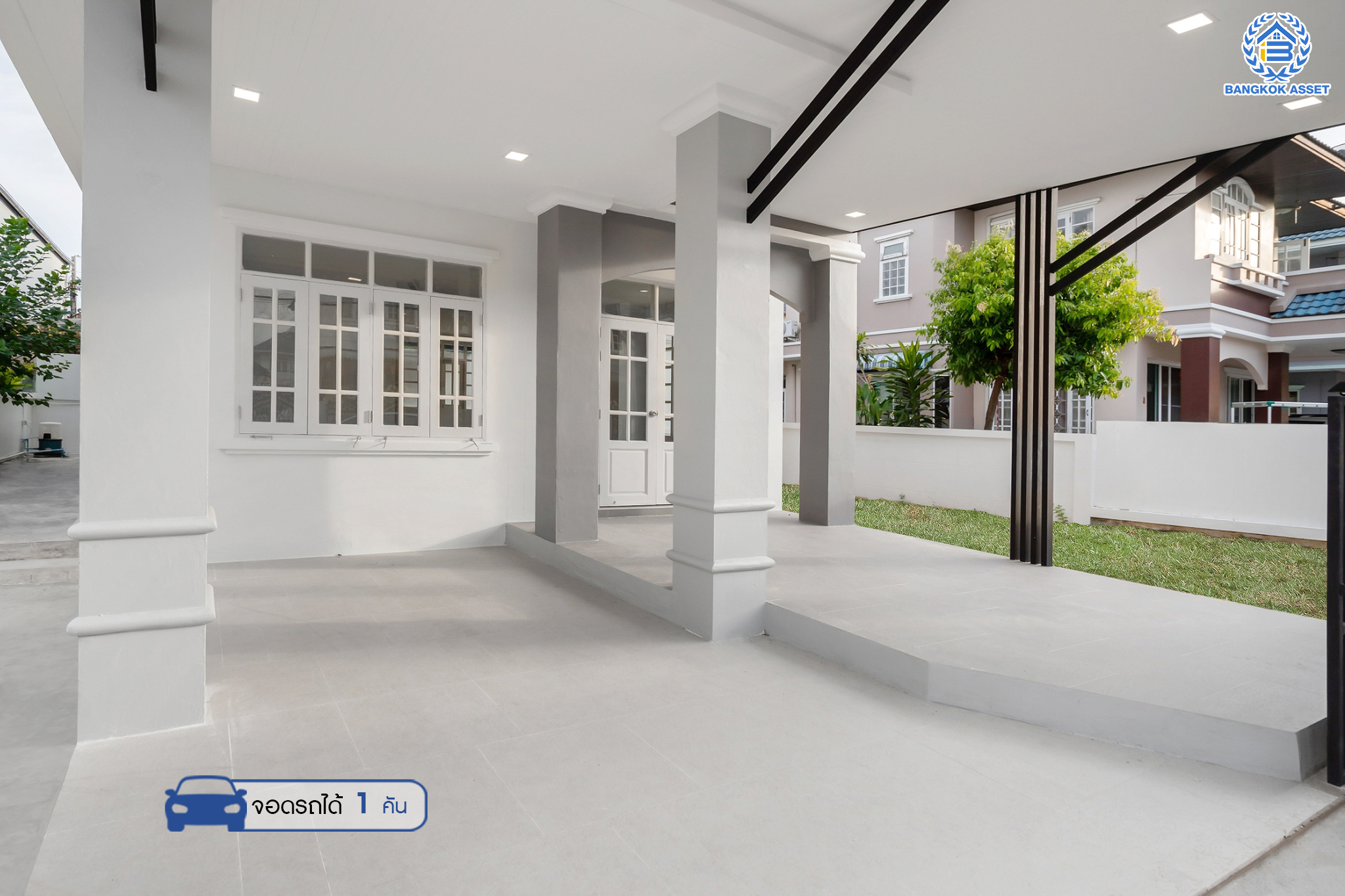 บ้านมือสองตกแต่งใหม่ แบรนด์ Property Perfect ม.มณีรินทร์ รัตนาธิเบศร์-ท่าอิฐ เนื้อที่ 50 ตร.ว. ฟังก์ชัน 3 ห้องนอน 2 ห้องน้ำ จอดรถได้ 1 คัน บนทำเลศักยภาพ ใกล้ทางด่วนงามวงศ์วาน และเพียง 10 นาที ถึงรถไฟฟ้า "สถานีบางรักน้อยท่าอิฐ"