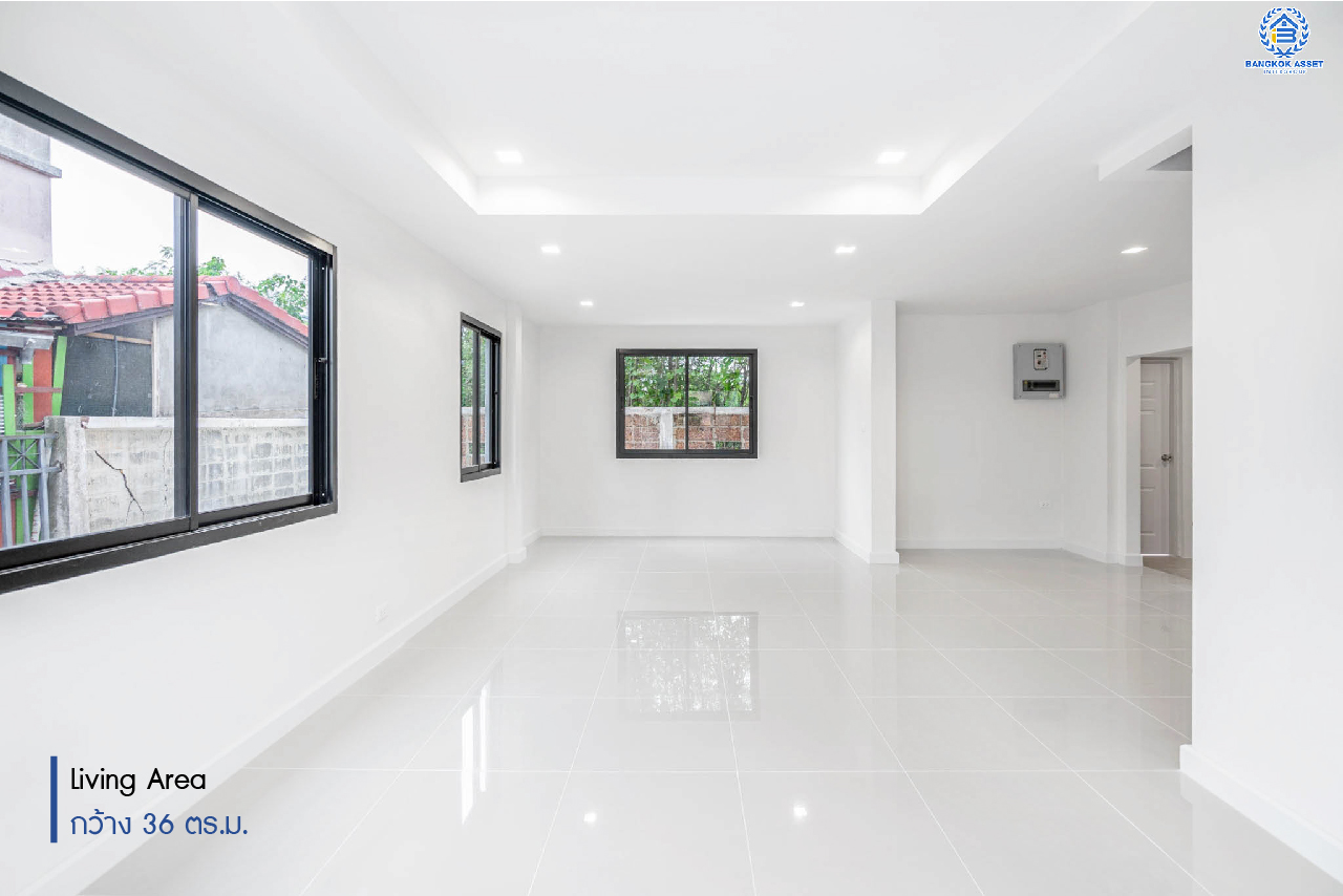 บ้านมือสองตกแต่งใหม่ แบรนด์ LH ม.ชัยพฤกษ์ บางใหญ่-เซ็นทรัลเวสต์เกต ตอบโจทย์ทุกการอยู่อาศัย เนื้อที่ 55 ตร.ว. ฟังก์ชัน 3 ห้องนอน 2 ห้องน้ำ 1 ที่จอดรถ บนทำเลดีที่สุด! ใกล้เซ็นทรัลเวสต์เกต ทางด่วน "กาญจนาภิเษก" และเพียง 10 นาที ถึงรถไฟฟ้า "สถานีคลองบางไผ่"