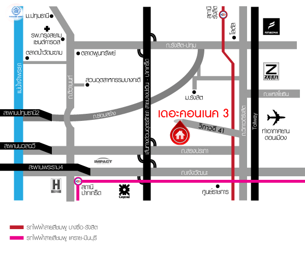 ทาวน์เฮ้าส์มือสอง ม.เดอะคอนเนค3 ดอนเมือง-วิภาวดี บ้านหลังมุม ภายในตกแต่งสวย พร้อมเข้าอยู่  บนเนื้อที่ 27.90 (หน้ากว้าง 6 เมตร) ฟังก์ชัน 3 ห้องนอน 4 ห้องน้ำ 2 ที่จอดรถ บนทำเลเชื่อมต่อถนน ถนนวิภาวดี-รังสิต, ถนนแจ้งวัฒนะ, ถนนพหลโยธิน, ถนนรังสิต-ปทุม ใกล้รถไฟฟ้า ใกล้สนามบินดอนเมือง