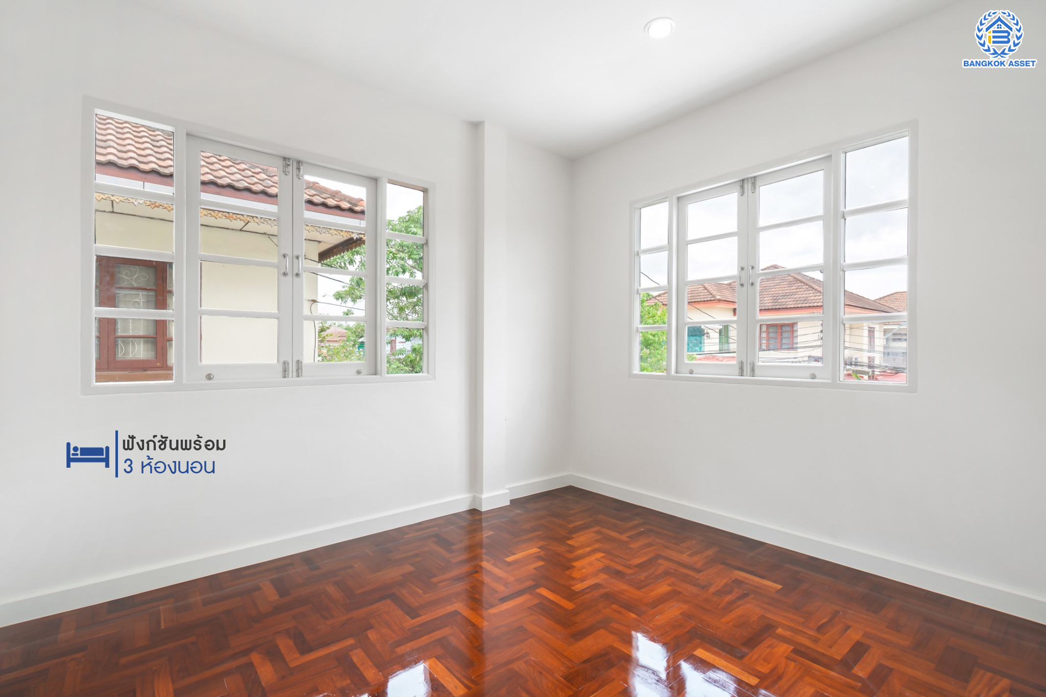 บ้านมือสองตกแต่งใหม่ ม.บ้านติวานนท์ ปากเกร็ด แบรนด์ Q.House เนื้อที่ 51 ตร.ว. ฟังก์ชันพร้อมทุกการเข้าอยู่ 3 ห้องนอน 2 ห้องน้ำ 1 ที่จอดรถ บนทำเลศักยภาพ ใกล้ทางด่วน, เซ็นทรัล "แจ้งวัฒนะ" และรถไฟฟ้าสายสีชมพู "สถานีแยกปากเกร็ด"...