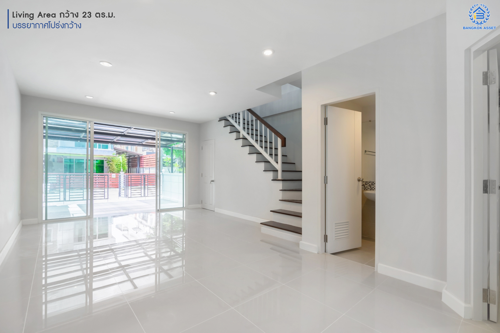 บ้านมือสองตกแต่งใหม่ แบรนด์ Sansiri ม.ทาวน์พลัส เกษตร-นวมินทร์ ทาวน์เฮ้าส์ 3 ชั้น เนื้อที่ 20 ตร.ว. ฟังก์ชัน 3 ห้องนอน 3 ห้องน้ำ จอดรถได้ 2 คัน พร้อม Living Room กว้างขวาง ทำเลใจกลางเมือง เข้า-ออกได้หลายเส้นทาง ถ.ประเสริฐมนูญกิจ, ถ.นวลจันทร์, ถ.รามอินทรา-นวมินทร์ ใกล้ทางด่วนฉลองรัช และรถไฟฟ้าสายสีน้ำตาล (สายอนาคต) "สถานีคลองลำเจียก"