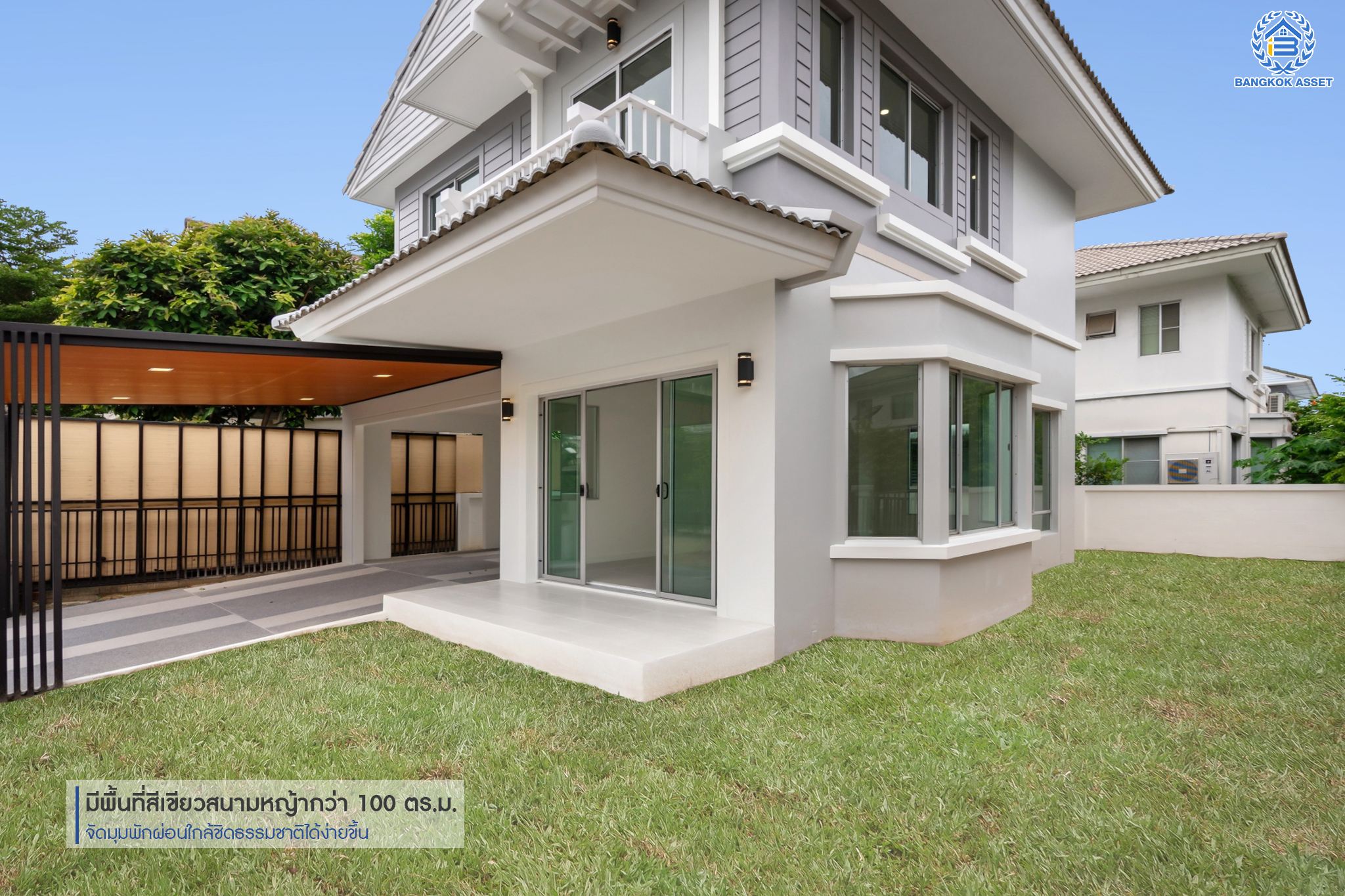 บ้านมือสองตกแต่งใหม่ แบรนด์ L&H ม.พฤกษ์ลดา ติวานนท์-ราชพฤกษ์ เนื้อที่ 50.1 ตร.ว. ฟังก์ชัน 3 ห้องนอน 2 ห้องน้ำ จอดรถได้ 2 คัน บนทำเลติดใหญ่ ถนน 345 ต่อเนื่อง ถ.ราชพฤกษ์ เชื่อมต่อหลายเส้นทาง ใกล้ทางด่วน "ศรีสมาน"