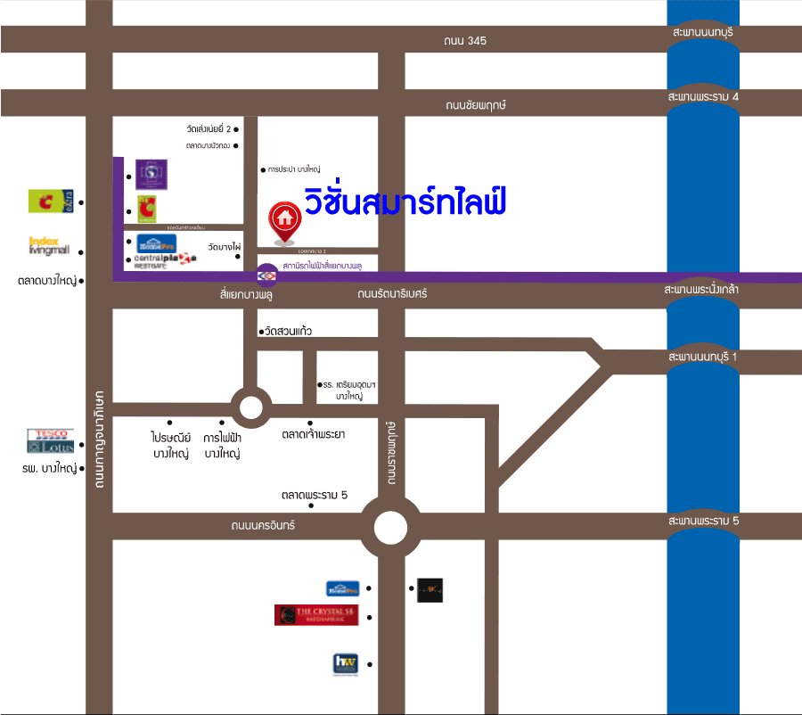 *****ทาวน์โฮมมือสอง ห้องมุม! ม.วิชั่นสมาร์ทไลฟ์ สถานีรถไฟฟ้าบางพลู-รัตนาธิเบศร์ 3 ชั้น เนื้อที่ 22.7 ตร.ว พร้อมฟังก์ชั่น 3 ห้องนอน 3 ห้องน้ำ 2 ที่จอดรถ บนพื้นที่ใช้สอย 135 ตร.ม. บ้านใหม่ สภาพดี แถมเฟอร์นิเจอร์ทั้งหลัง เข้าอยู่ได้ทันที การเดินทางสะดวกสบายเข้า-ออกได้หลายเส้นทาง ใกล้รถไฟฟ้าสาย สีม่วง "สถานีบางพลู"