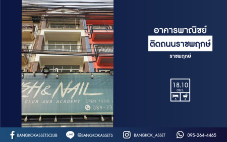 *****อาคารพาณิชย์มือสอง 5 ชั้น !! ติดถนนราชพฤกษ์ เนื้อที่ 18.1 ตร.ว. พร้อมฟังก์ชัน 5 ห้องนอน 4 ห้องน้ำ 1 ที่จอดรถ บนพื้นที่ใช้สอยกว่า 250 ตร.ม. จะอยู่อาศัยหรือปรับเปลี่ยนเป็น Home Office ได้ทุกรูปแบบ บนทำเลที่เชื่อมต่อถนนราชพฤกษ์, ถนนนครอินทร์  รีบจองเลย!!