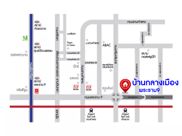 ******ทาวน์โฮมมือสอง ม.บ้านกลางเมือง พระราม9 บ้านสไตล์คนเมือง 3 ชั้น ภายในสวยมาก สภาพเทียบเท่ามือ1 มีบิ้วท์อินเค้าท์เตอร์ครัวให้แล้ว เนื้อที่ 18.5 ตร.ว. ห้องนอน 3 ห้องน้ำ 2 ที่จอดรถ แถมแอร์ 4 เครื่อง และเครื่องทำน้ำอุ่น 2 เครื่อง บนทำเลติดถนนใหญ่ ที่เชื่อมต่อถนน ถ.กาญจนาภิเษก วงแหวนกาญจนาภิเษก ใกล้ทางด่วนพระราม 9-มอเตอร์เวย์ และ แอร์พอร์ตลิ้งค์ สถานีหัวหมาก