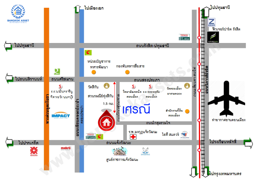 บ้านมือสองตกแต่งใหม่ ม.เศรณี สรงประภา-ดอนเมือง บนเนื้อที่ 30.3 ตร.ว. ฟังก์ชัน 4 ห้องนอน 3 ห้องน้ำ 1 ที่จอดรถ ทาวน์เฮ้าส์ส่วนตัว หลังบ้านไม่ติดใคร ราคาคุ้มสุดในย่านนี้! ใกล้สนามบินดอนเมือง, ทางด่วน "ศรีสมาน" และรถไฟฟ้าสายสีแดง "สถานีดอนเมือง"