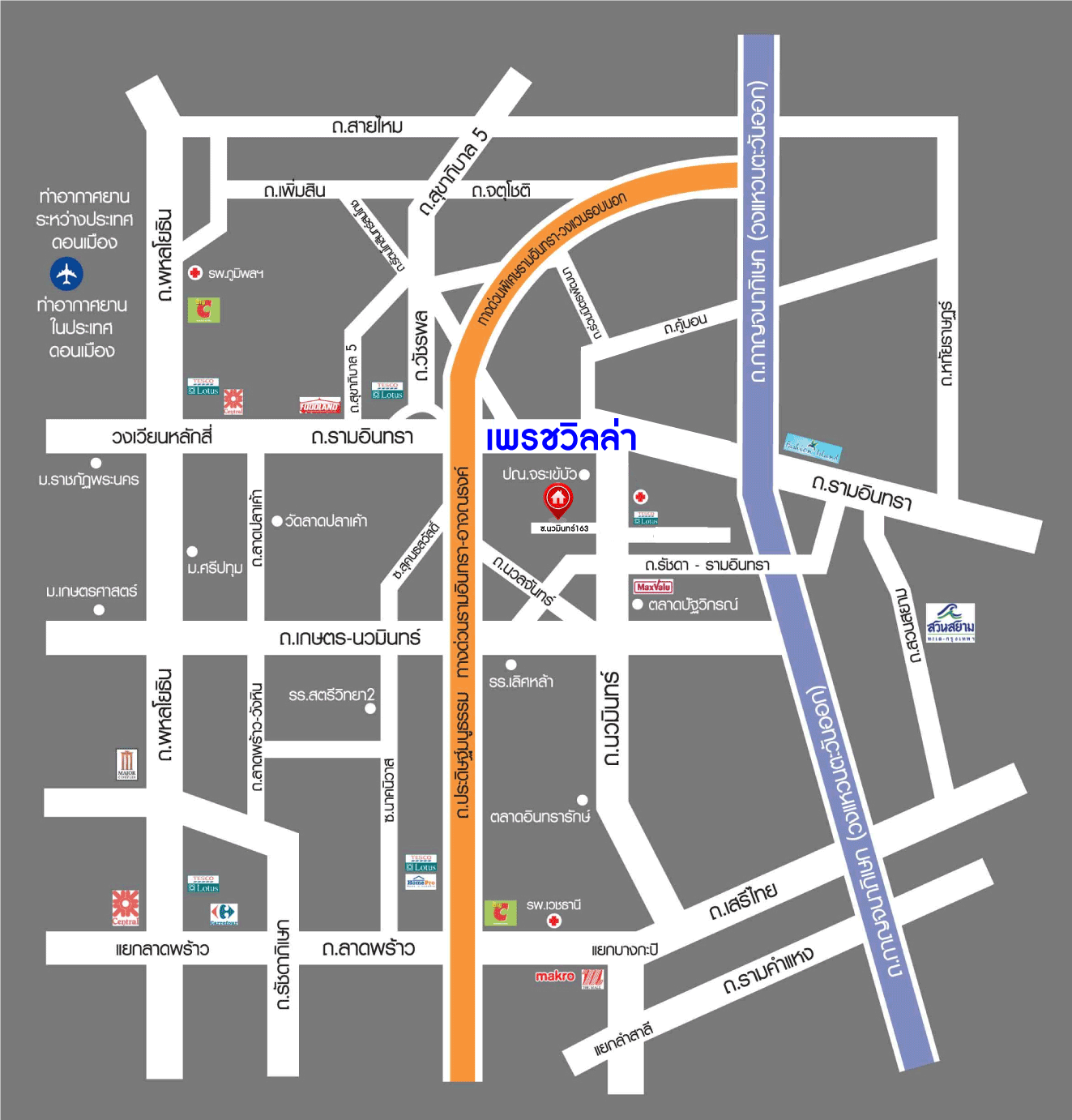 *****ทาวน์เฮ้าส์มืองสองย่านกรุงเทพมหานคร ม.เฟรชวิลล่า นวมินทร์ บนเนื้อที่ 20 ตร.ว. ฟังก์ชันเหมือนได้บ้านเดี่ยว 3 ห้องนอน 4 ห้องน้ำ 2 ที่จอดรถ บ้านสภาพสวย แถมฟรี! 1 เครื่องปรับอากาศ เดินทางสะดวก ทำเลเยี่ยม ใกล้แฟชั่นไอส์แลนด์ และรถไฟฟ้าสายสีชมพู "สถานีคู้บอน"