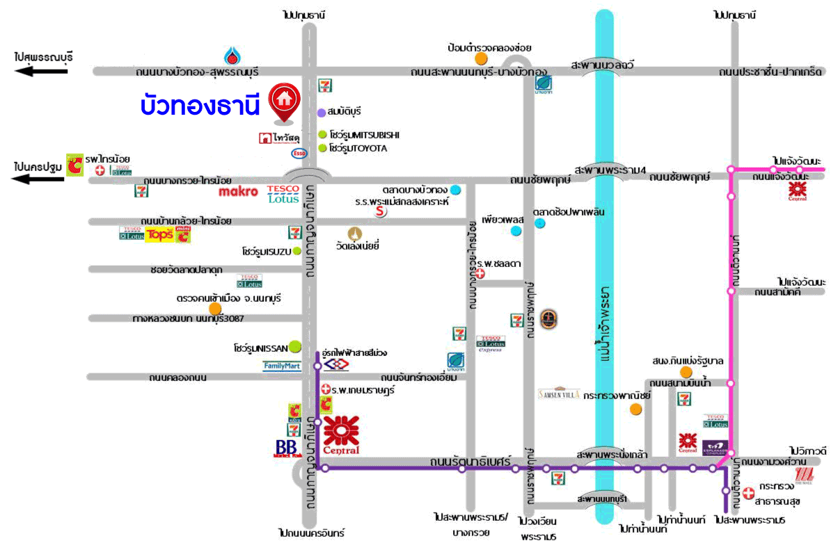 ****ทาวน์เฮ้าส์มือสองย่านนนทบุรี ม. บัวทองธานี 17 กาญจนาภิเษก บนเนื้อที่ 18 ตร.ว. ฟังก์ชัน 3 ห้องนอน 2 ห้องน้ำ 1 ที่จอดรถ บ้านพร้อมอยู่ บนทำเลเดินทางสะดวก เดินทางเข้าเมืองสะดวก เชื่อมต่อหลายเส้นทาง ใกล้รถไฟฟ้า "สถานีคลองบางไผ่" และเซ็นทรัลเวสต์เกต